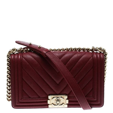 chanel small quilted boy flap bag burgundy|Chanel handbags.